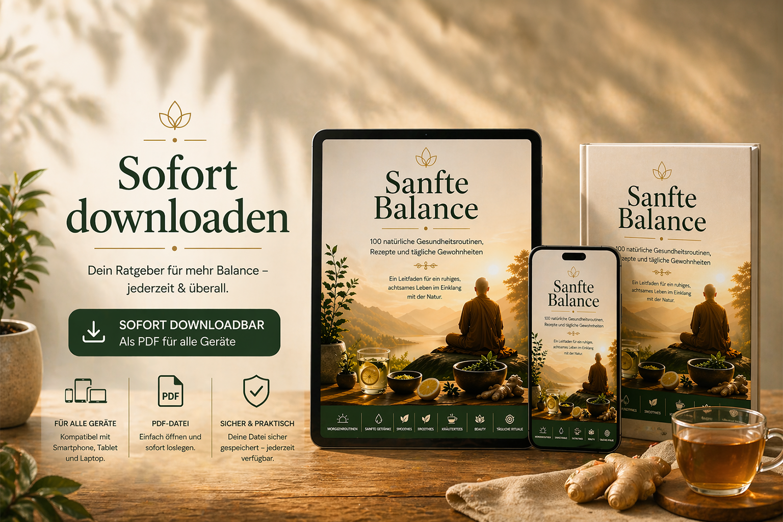 Sanfte Balance Sofort-Download auf allen Geräten